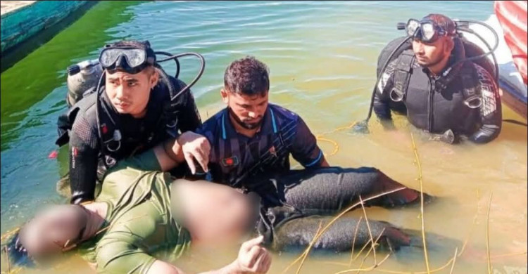 কাপ্তাই লেকে সাঁতার কাটতে গিয়ে যুবকের মৃত্যু, ডুবুরি অভিযানে মরদেহ উদ্ধার
