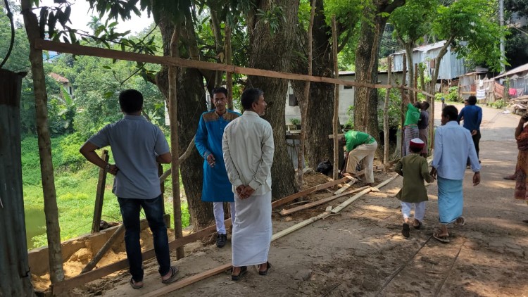 রাঙামাটির তবলছড়িতে সরকারি বাঁধ ও কাপ্তাই হ্রদ দখলের অভিযোগ, নির্মিত হচ্ছে স্থাপনা